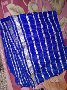 Blue Semi Silk Saree