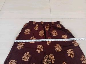 Brown Printed Kurta Set 😍