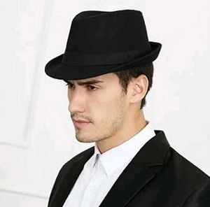 Classic Black Fedora Hat