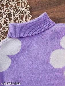 Winter collection Cute Girl's Purple Outfit