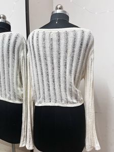 H&amp;M Flared Sleeve Top