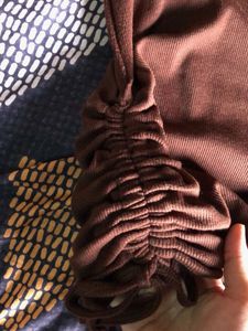 Brown Bodycon Mini Dress