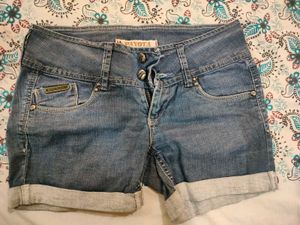 Denim Grey Shorts