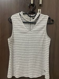 Striped Sleeveless Top