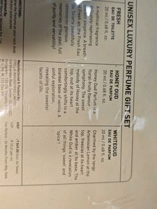 Luxury perfume Gift Set UNISEX pack of