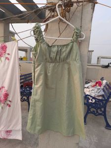 Sassafras Pista Green Dress Women