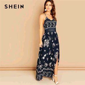 Shein Boho Beach Maxi Dress
