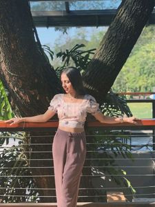 Floral Open-Back Top