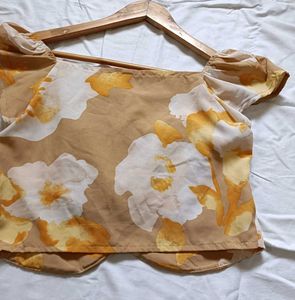 Beige Yellow Top