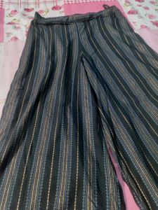 Elegant Avaasa Black Plazo for Women 🎀 - Size &#34;S&#34;