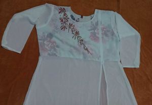 Very Beautiful Long Said Kat Kurti With Skirts