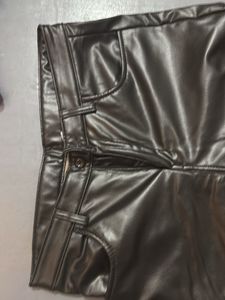 Faux Leather Pants - Edgy Style