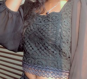 Crochet Detail Top