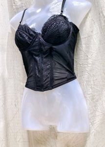 24137. Black Lace Bustier Corset