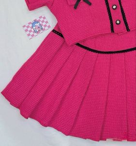 Imported 2 Piece Pink Tweed Set