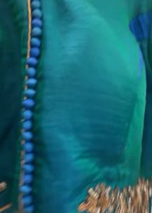 Blue &amp; Green Lehenga Choli
