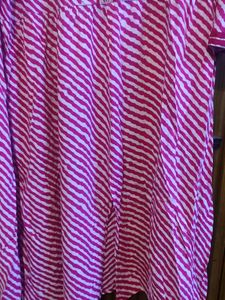Pink Striped Kurti