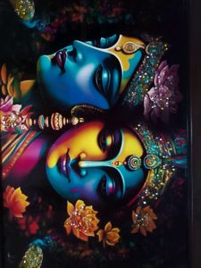 Divine Radha Krishna photo frame
