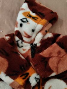 Cute Animal Print Baby Jacket