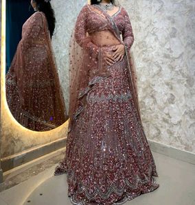 Heavy Luxury Reception Bride lehenga