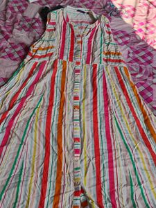 Colorful Striped Dress
