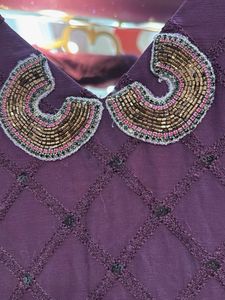 Pakistani Elegant Purple Kurta