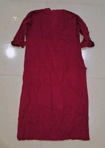 Maroon Kurta