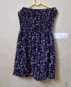 Floral Tube Mini Dress