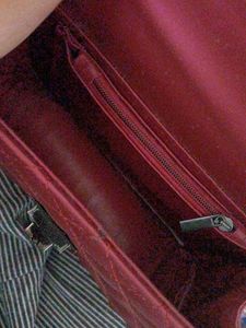 Quilted Cherry Mini Sling Bag with Chain Strap