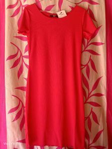 Red Bodycon Midi Dress