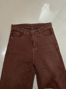 Brown Wideleg Jean