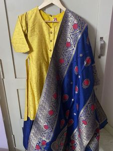 Ethnic Dress With Rich Elegant Dupatta