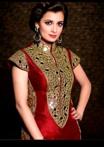 Mirror Silk Kurta Set Embroidery Work