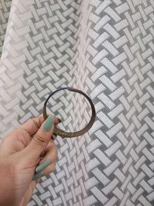 Unique Two-Tone Bangle Bracelet