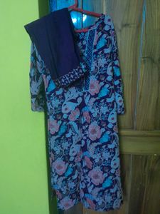 Floral Print Salwar Kameez Suit