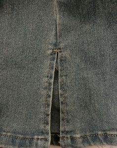 Fit And Flare Washed Denim Jeans