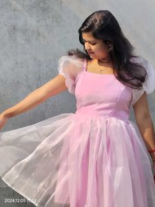 Customized Organza Mini Dress