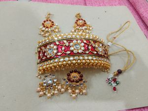L Jewellery Alloy Gold Plated Multi Colour