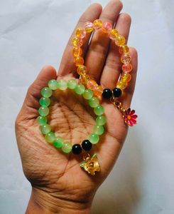 Charm Beads Bracelet Combo Of 2