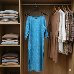 Blue Ikat Dress
