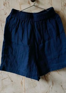 Blue Shirt &amp; Shorts Set