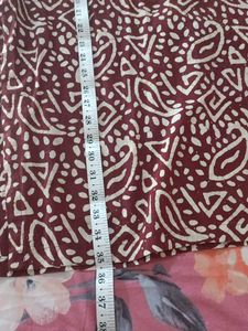 Kurta Pant Set Maroon