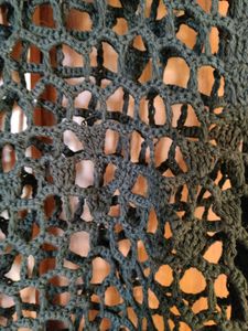 Brand New Black Mesh Top
