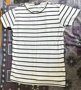 White And Black Strip T-shirt Unisex