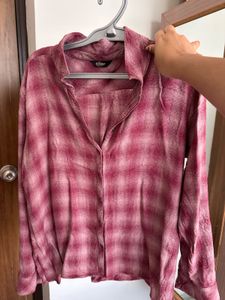 Plaid Button-Down Shirt