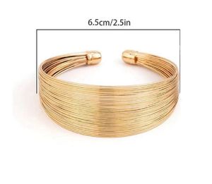 Gold-Plated Bangle-Style Cuff Bracelet🎀🎀