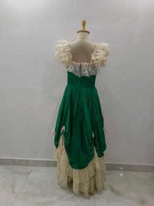 Elegant Emerald Green Gown