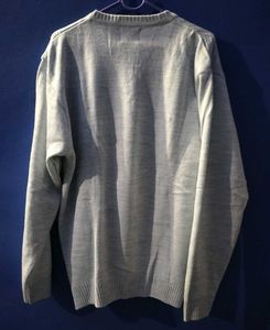 Duke V Neck Sweater Blue