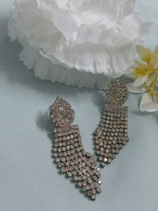 Elegant Pearl &amp; Rhinestone Drop Earrings 4 combo
