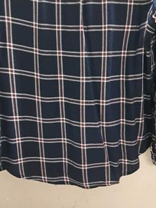 DNMX Blue Plaid Shirt